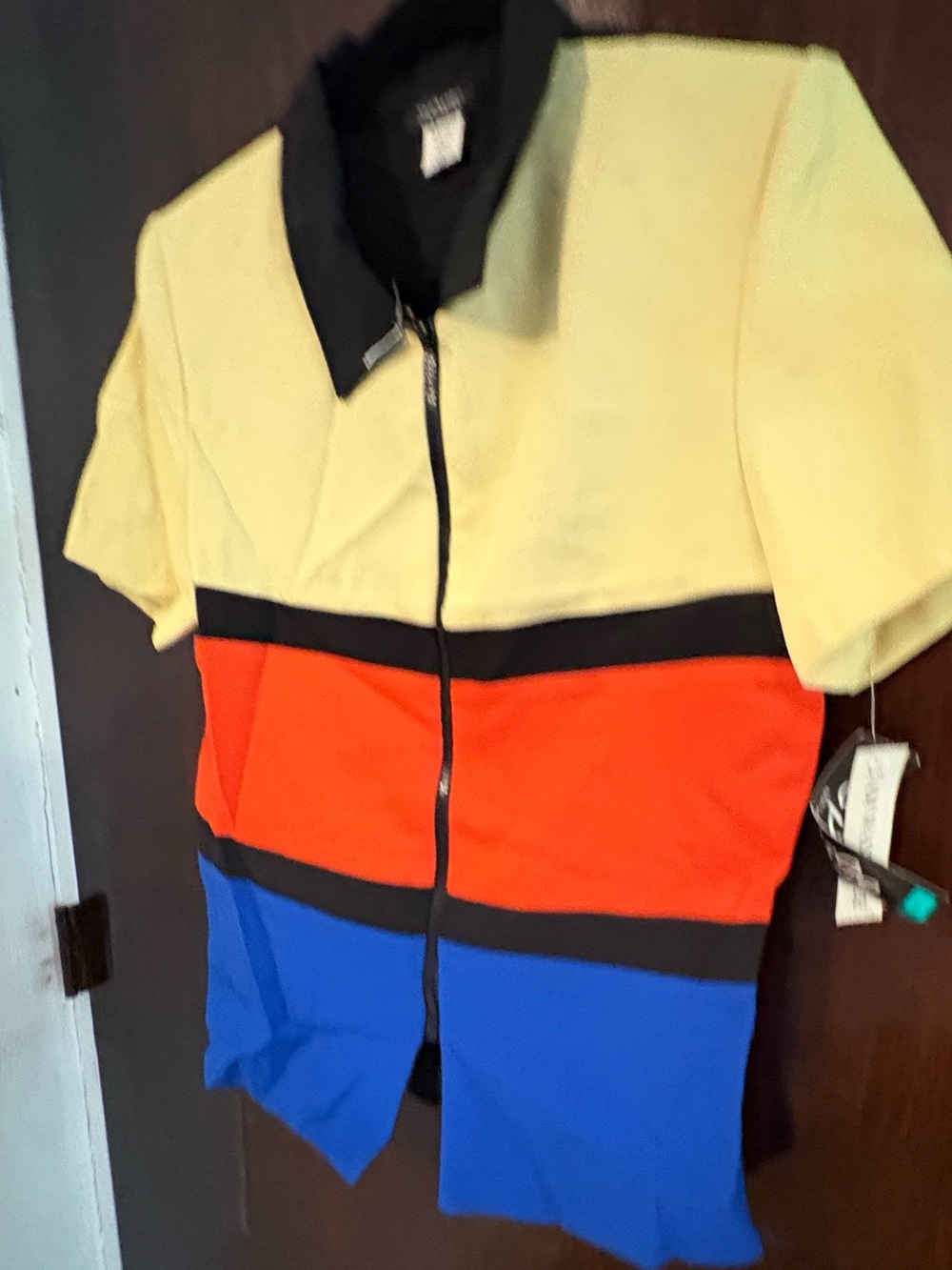 Bundle 3 for $25. Vintage Colorblock Button-Down Shirt. Size 10.